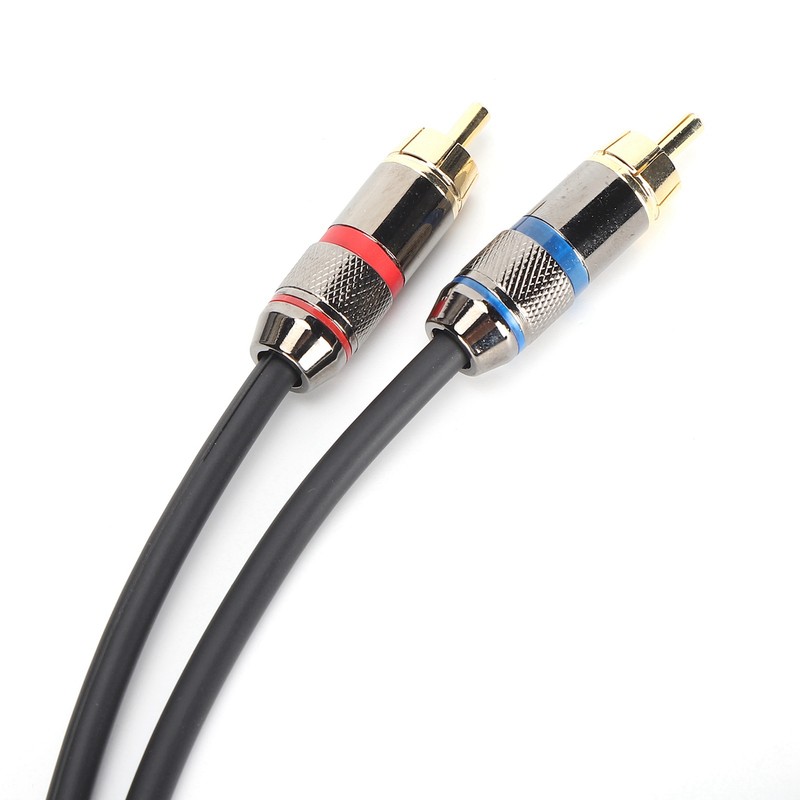 JORINDO Dual 6.35mm Male to Double RCA Male Cable Audio