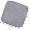 POLYTE Paño Desmaquillante Facial de Microfibra, 20.3x20.3 cm, 6 Pzas