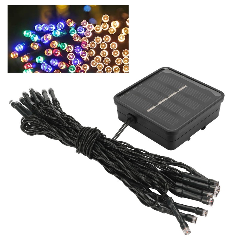 Solar String Lights 20 LED Beads 8 Modes 16.4ft Length