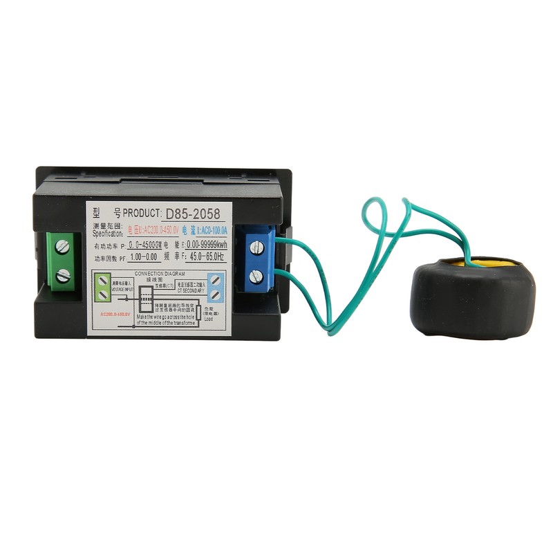 AC Meter Single Phase LCD Digital AC Panel Meter Voltage