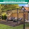 VoTwoofv Pergola Bracket kit 6" x 6",3-Way T-Shaped Bracket Woodworks