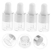 Mikinona 30Pcs Convenient Dropper Bottles Transparent Essential Oil Dispensing for