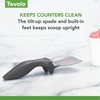 Tovolo Tilt-Up Ice Cream Spade, Charcoal – Ergonomic Zinc Alloy