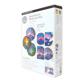 Daler-Rowney Simply Wood Painting Creative Set, DIY, Fun Activity, Make Your Own Art, Ideal as Gifts for Entry-Level Artists & Hobbyists