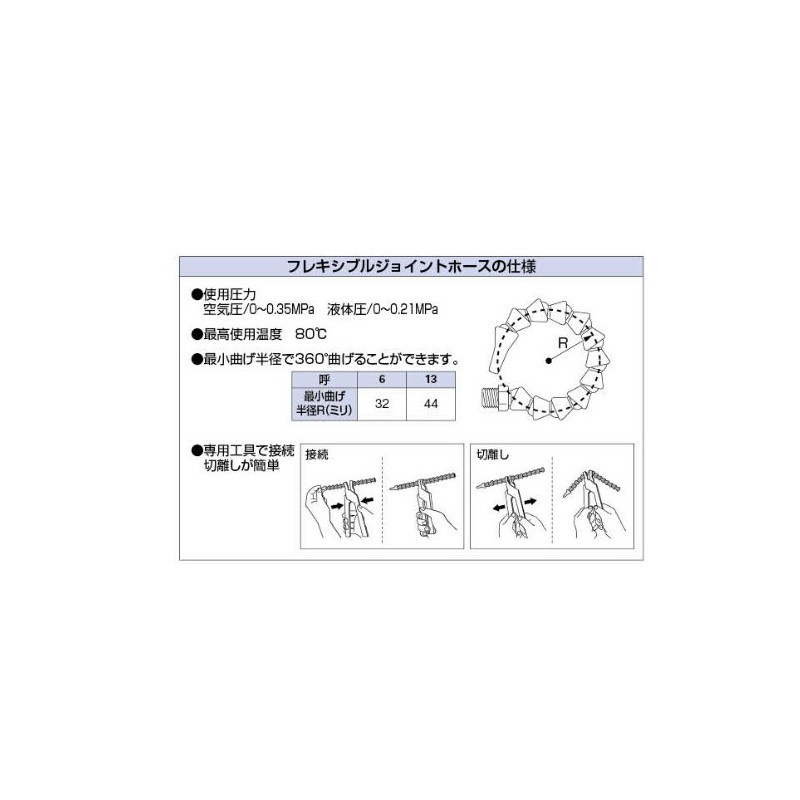 Kakudai 798-711-6 Flexible Joint Hose