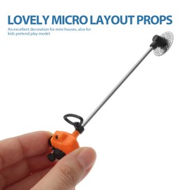 Abaodam Doll House Miniature Lawn Mower Model Tiny Decorative Mini Mower for Boys and Girls Room Decor Realistic Design for Landscape Dollhouse Accessories Compact Lawn Toy