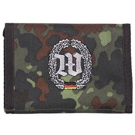 Nylon Battallion Camouflage Wallet Velcro ID Card, Multicoloured