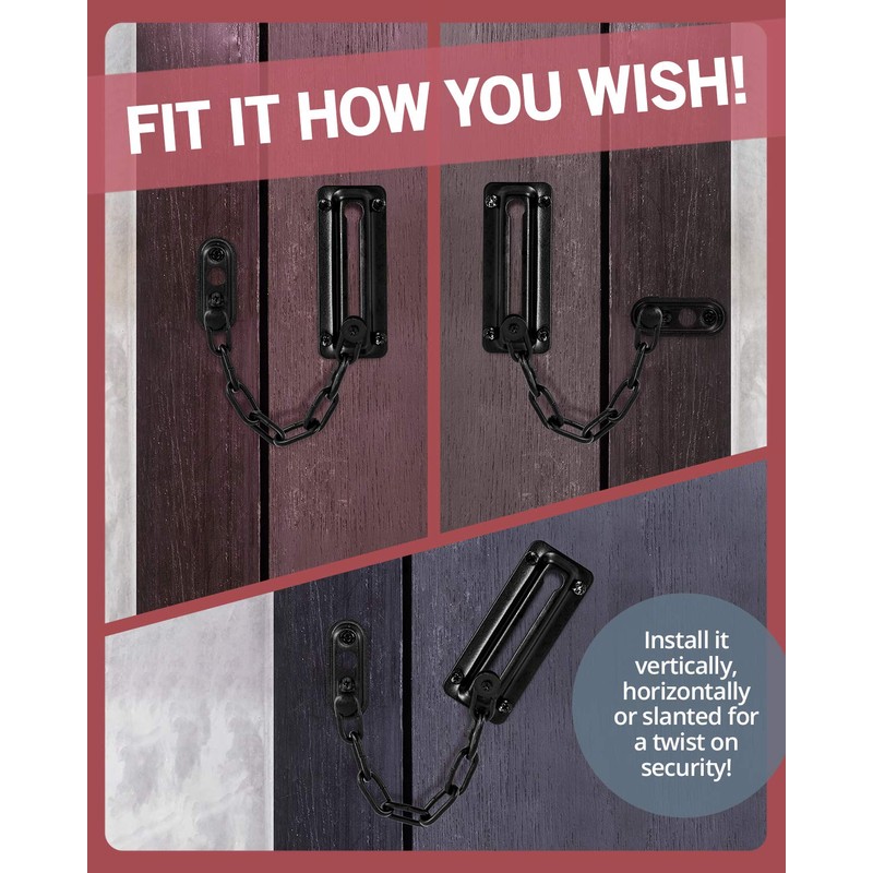 Jack N’ Drill Chain Door Guard with Lock - 2