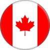Canadian Flag - The Maple Leaf l'Unifolié - 1.5" Round