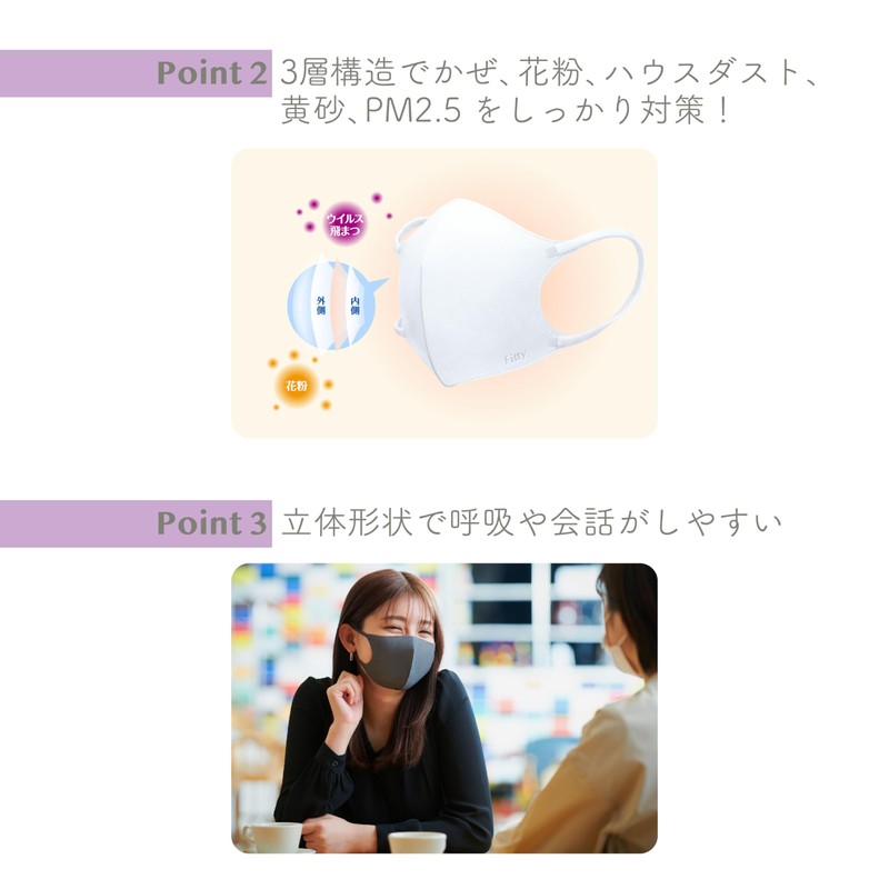 【まとめ買い】フィッティ スタイルフィットプラス 立体 クリームベージュ ふつう 7枚入 10個セット