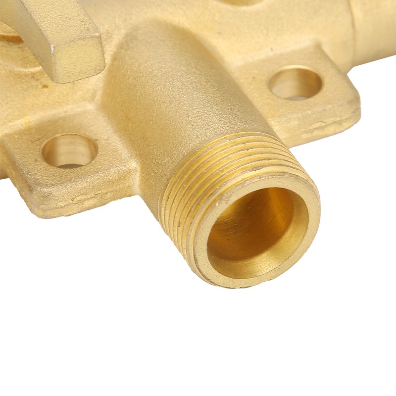 Male Thread G1/2 Tee Joint Ball Valve 3‑Way Pipe Connector