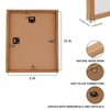 RaphelArt Oak Series 8x10 Solid Oak Picture Frame, Natural Grain
