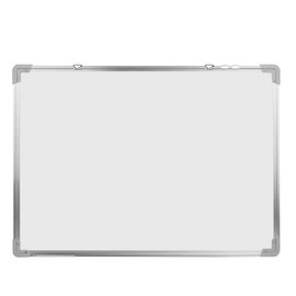 eBigVaue Magnetic Steel Dry Erase Whiteboard 24"x18" – Wall Mounted Writing Board with Eraser & Pen Tray, Scratch-Resistant Surface, Vertical or Horizontal Installation for Office Home Classroom