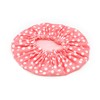 Shower Cap Pink - White Dots