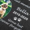 Muka Custom Pet Tombstone Limestone, Pet Memorial Stones with Photo,
