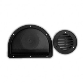 Alliance Injection Molding ToughGrade RV ATV Cargo Trailer Side Air Vent Black