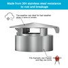 Skyflame Stainless Steel Grill Vented Chimney Top Cap Compatible with
