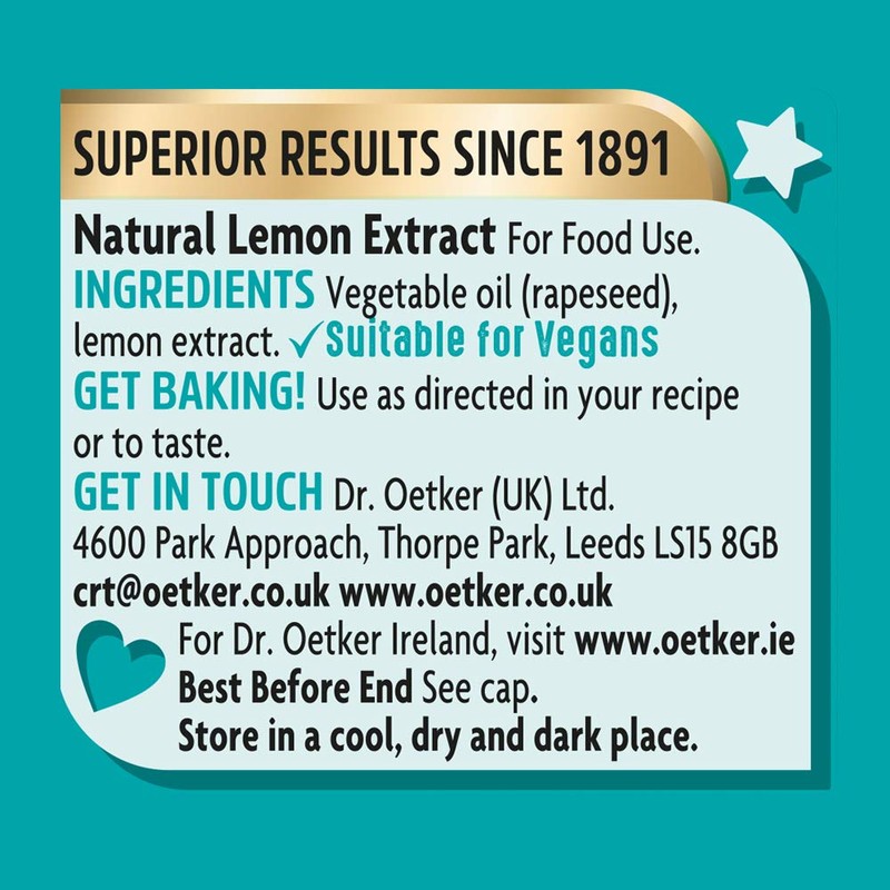 Dr. Oetker Sicilian Lemon Extract, 35ml