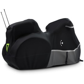 LI LIBZAKI Trike Cover, Heavy Duty 420D Waterproof for Harley Davidson Freewheeler, Tri Glide, Goldwing, Chieftain, Challenger - Black/Gray