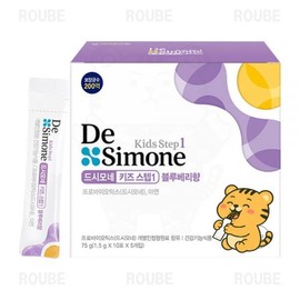 DeSimone Kids Step 1 Blueberry Flavor, 50 Days Supply, 1 Piece / 드시모네 키즈 스텝1 블루베리향, 50일분, 1개
