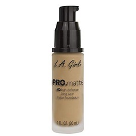L.A. Girl Pro.matte foundation - sandy beige, 1 fl. oz.