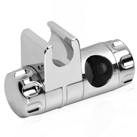 Universal Hand Shower Holder, Shower Head Holder, Shower Holder, Adjustable Shower Holder, ABS Grade Plastic, Chrome-Plated, Suitable for 25 mm Shower Rods