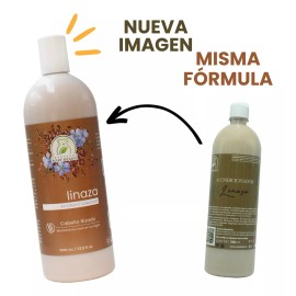 Productos Mart Mexico  Acondicionador Extracto Natural de Linaza para Cabello Dañado y Rizado Productos Mart México (1 Litro)