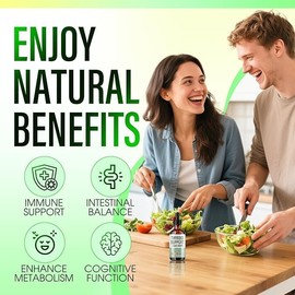 Thyroid Support Liquid Drops, Iodine Drops Supplement, with Selenium Zinc L-Tyrosine Ashwagandha for Boosting Metabolism & Energy Immune Support - 4 fl oz（1）