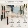 20 Pack Pegboard Hooks 4 Inch L Shape Galvanized Metal