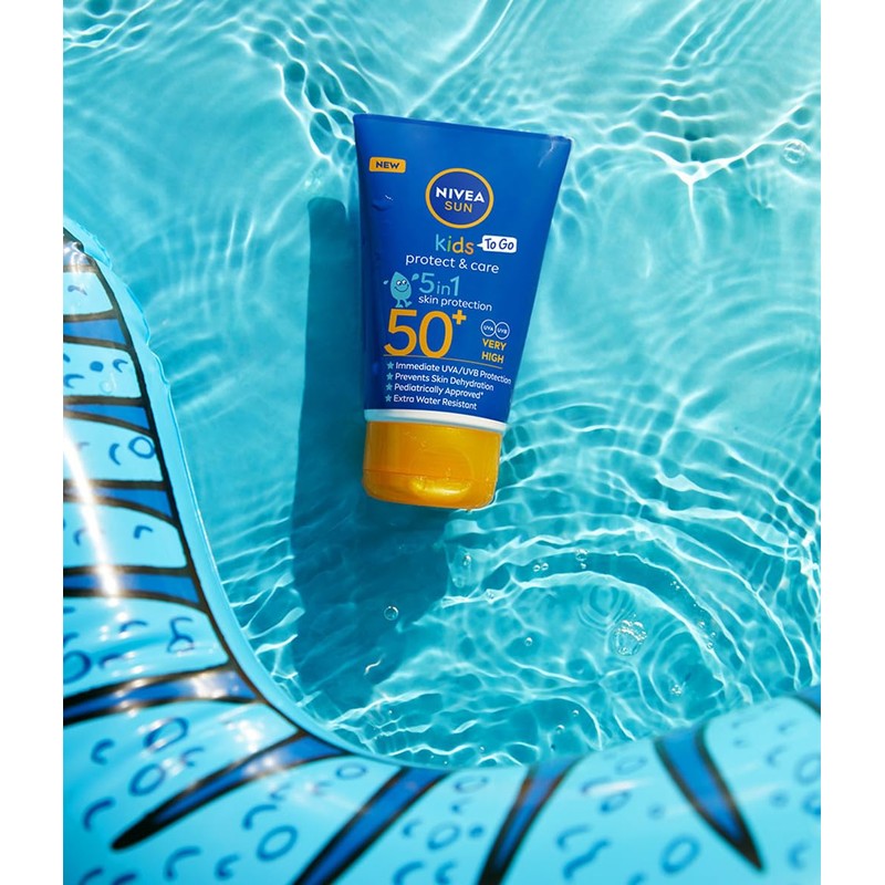 NIVEA Sun Kids Sonnenbalsam für Kinder SPF 50+ Reisegröße, 50ml