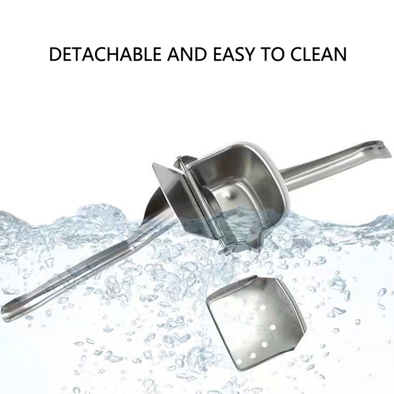 Hand Juicer 304 Stainless Steel Ergonomic Detachable Effort Saving Citrus