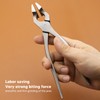 Leather Flatten Pliers Long Handle High Hardness Stainless Steel DIY
