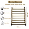 NUIBY Non-Toxic Cedar Sauna Backrest for Barrel or Infrared Sauna,