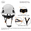 UNINOVA Safety Hard Hat with Visor - ANSI Z89.1 Approved