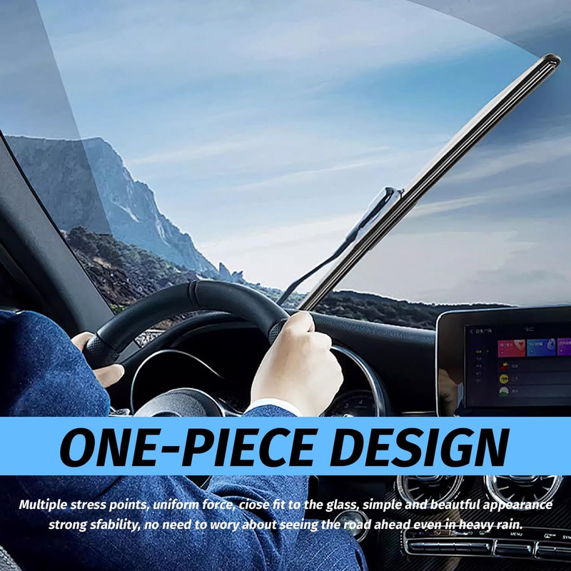 22"+19" Windshield Wiper Blades OEM Quality All Season Windshield Wiper