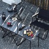 BIGPETS Outdoor Multifunctional Folding Grill Table, Portable Foldable Tactical Combinable