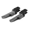 Motorcycle Front Footrests Aluminium Alloy Anti Slip Replacement for MV