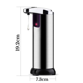 Automatic Soap Liquid Dispenser Handsfree Touchless IR Sensor Hand Wash Steel AU