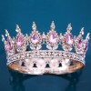 Corona De Cristal De La Reina Brillo Espléndido De Princesa