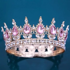 Corona De Cristal De La Reina Brillo Espléndido De Princesa