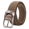 BUZZxSELECTION LBT047 Men's Rubber Belt, Braid, Cool, Casual, One Size
