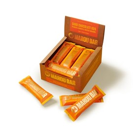 Marou Snack Bar 65% Cacao Case Pack of 16 | Peanuts, Ginger, Salted Caramel and Dark Chocolate | Vietnam Single Origin, Vegan, Craft Chocolate | 16 x 35g Bar