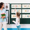 XMBHHRM 60 Pcs Months of The Year for Classroom, Back