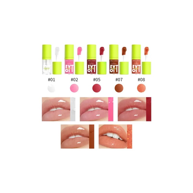 Set De Cuidado Labial Hidratante Glossy Liquid Lip Oil Gloss