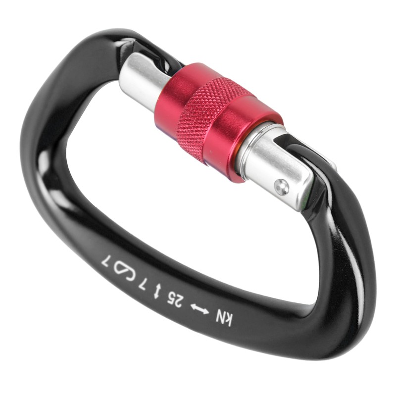 Climbing Carabiner Heavy Duty AntiSlip Design Durable Light Carabiner Clip