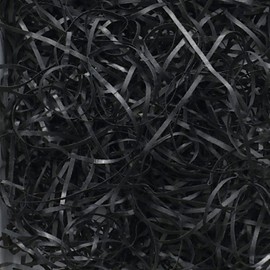 Box.it.pack.it Black Shredded Kraft Paper, 500g (VF_Black_500)