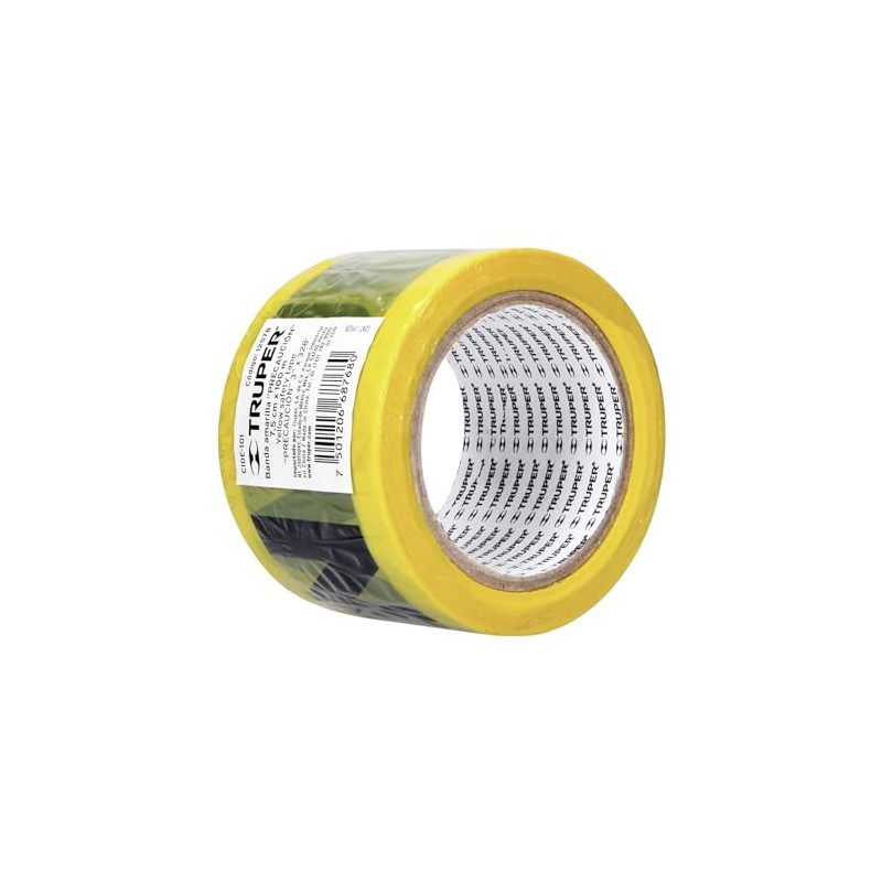 Truper BAN-PRE-300, Cinta de advertencia, precaución, 90 m