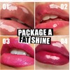 LUHI Gloss de Labios 4 Colores – Brillo Hidratante con