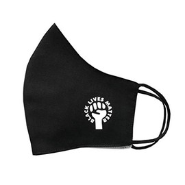 inking house Set of 4 x Black Lives Matter Cotton Face Mask Protective Covering Washable Reusable Breathable Cover