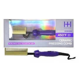 Hot & Hotter - Peine De Prensado Eléctrico De Cerámica - Púr